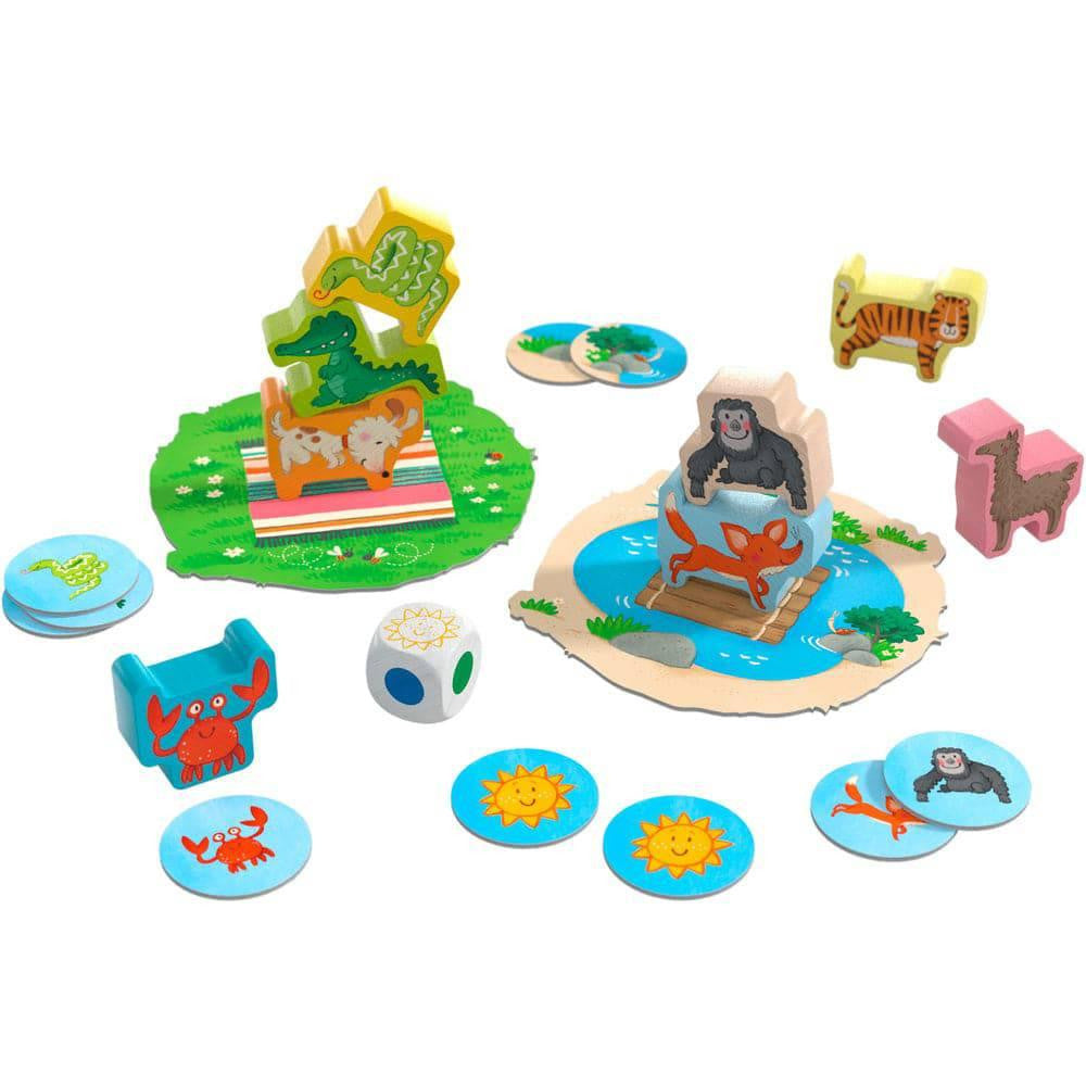 HABA USA My Very First Game: Animal Upon Animal Jr. 