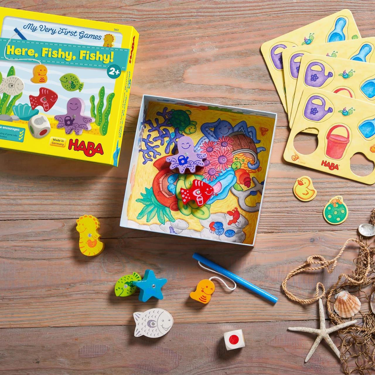 HABA USA My Very First Games - Here, Fishy, Fishy! Magnetic Game 