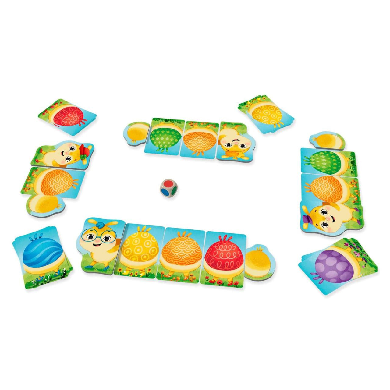 HABA USA Rainbow Caterpillar Arranging Game 