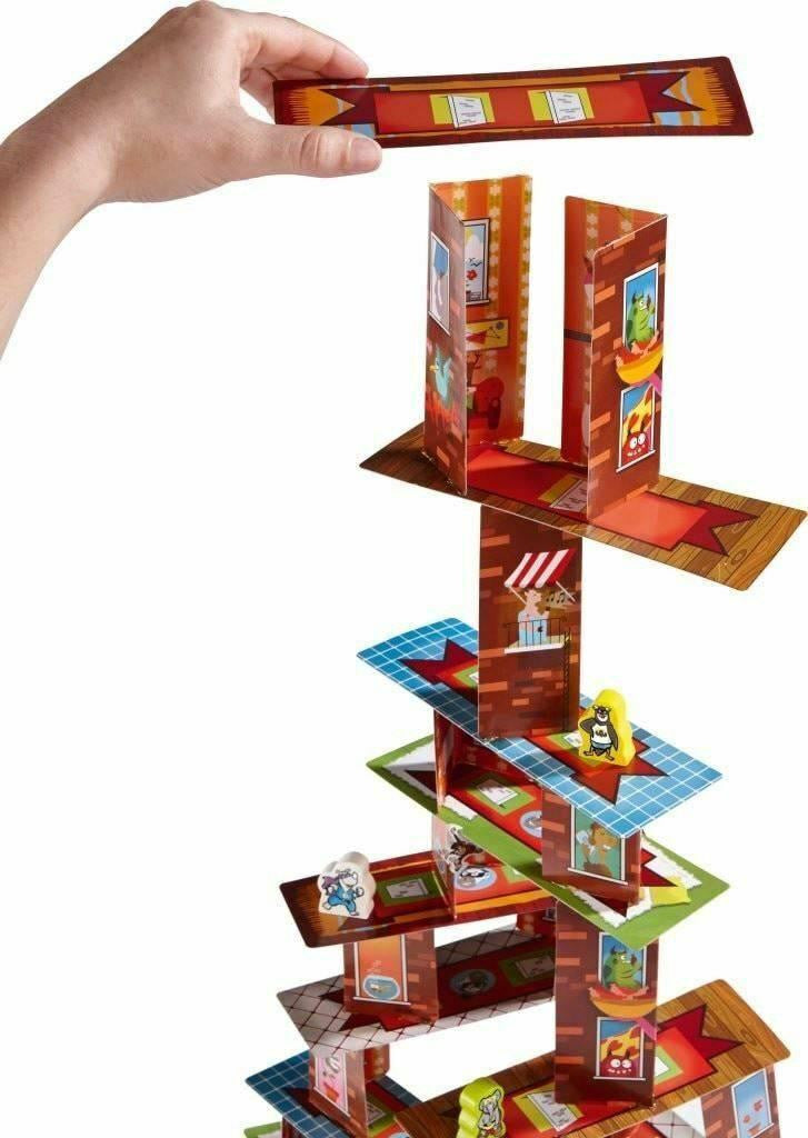 HABA USA Rhino Hero - Super Battle Stacking Game 