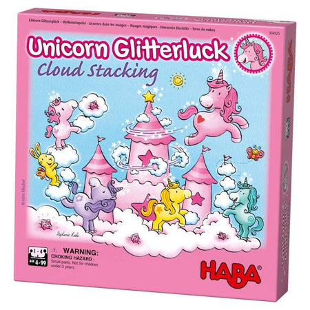 HABA USA Unicorn Glitterluck Cloud Stacking 