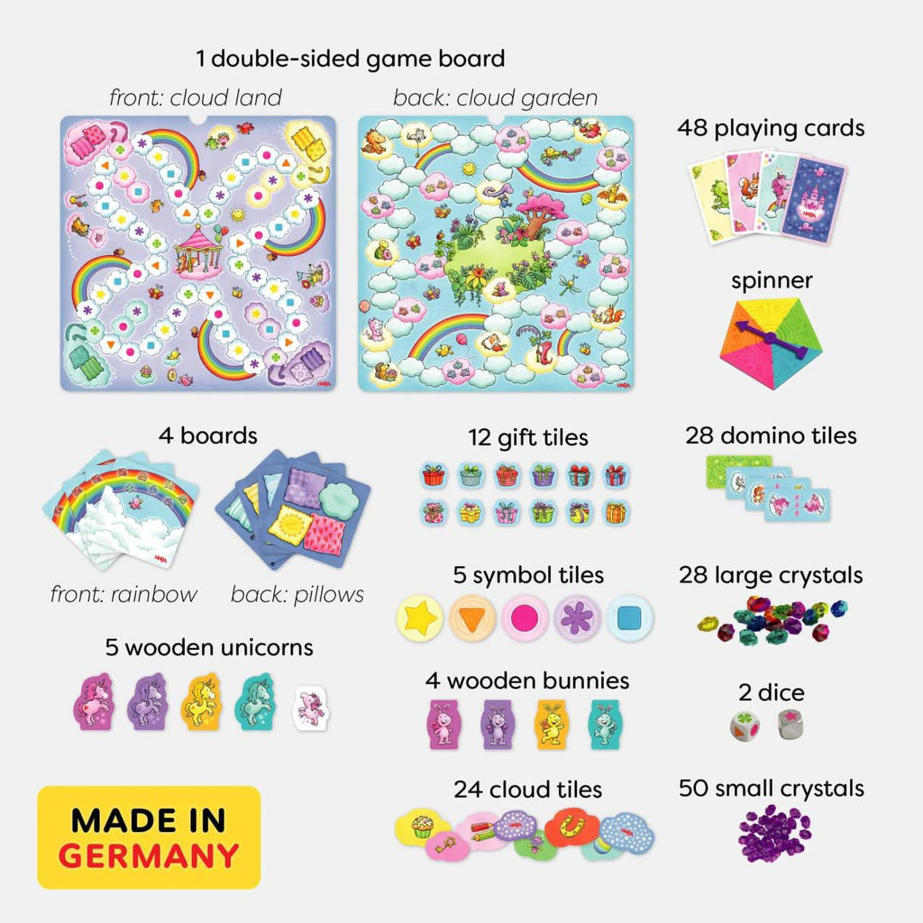 HABA USA  Unicorn Glitterluck – Game Collection 