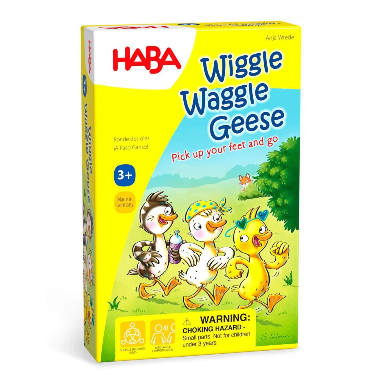 HABA USA Wiggle Waggle Geese Cooperative Game 