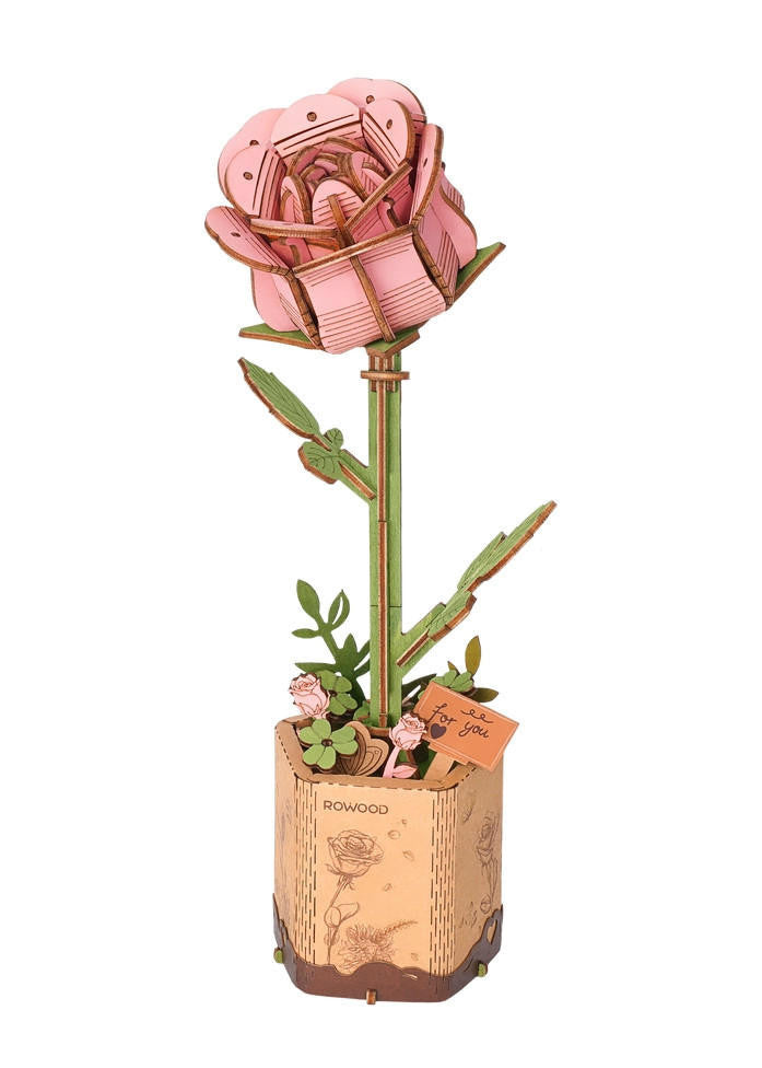 Hands Craft 3D Wooden Flower Puzzle Bundle Pack 