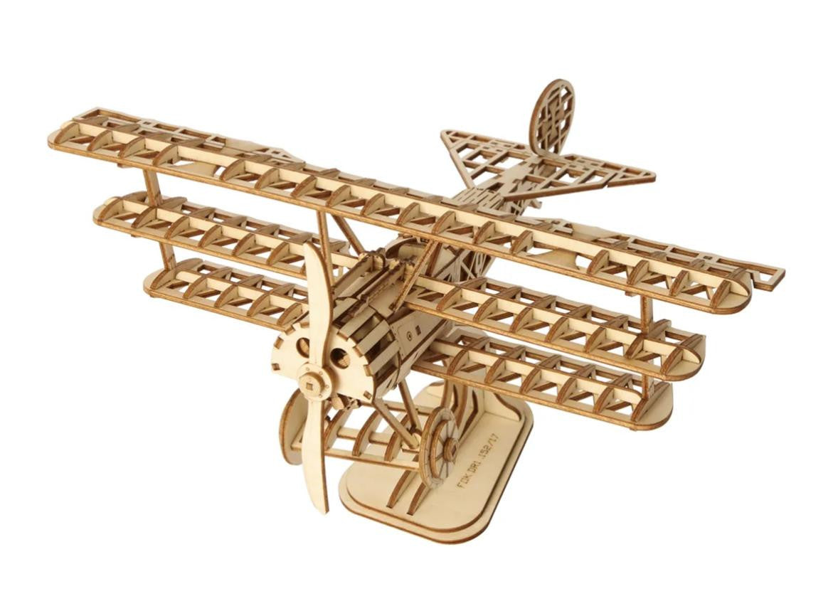 Hands Craft 3D Wooden Puzzle: Airplane 