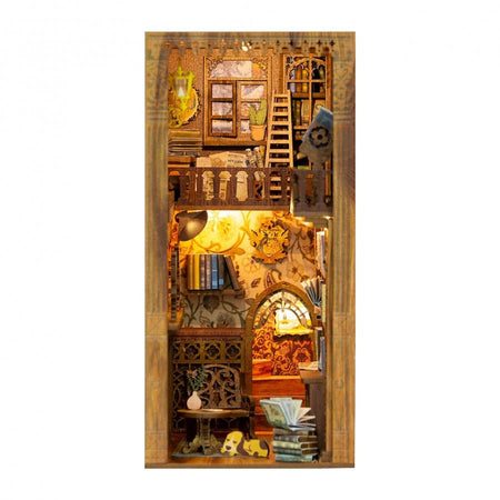 Hands Craft Diy Book Nook Kit: Eternal Bookstore with Dust Cover 
