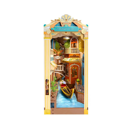 Hands Craft Diy Book Nook Kit: Romantic Venice with Dust Cover - TGB08 