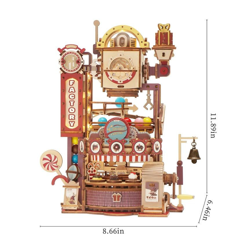 Hands Craft DIY Marble Run: Chocolate Factory 