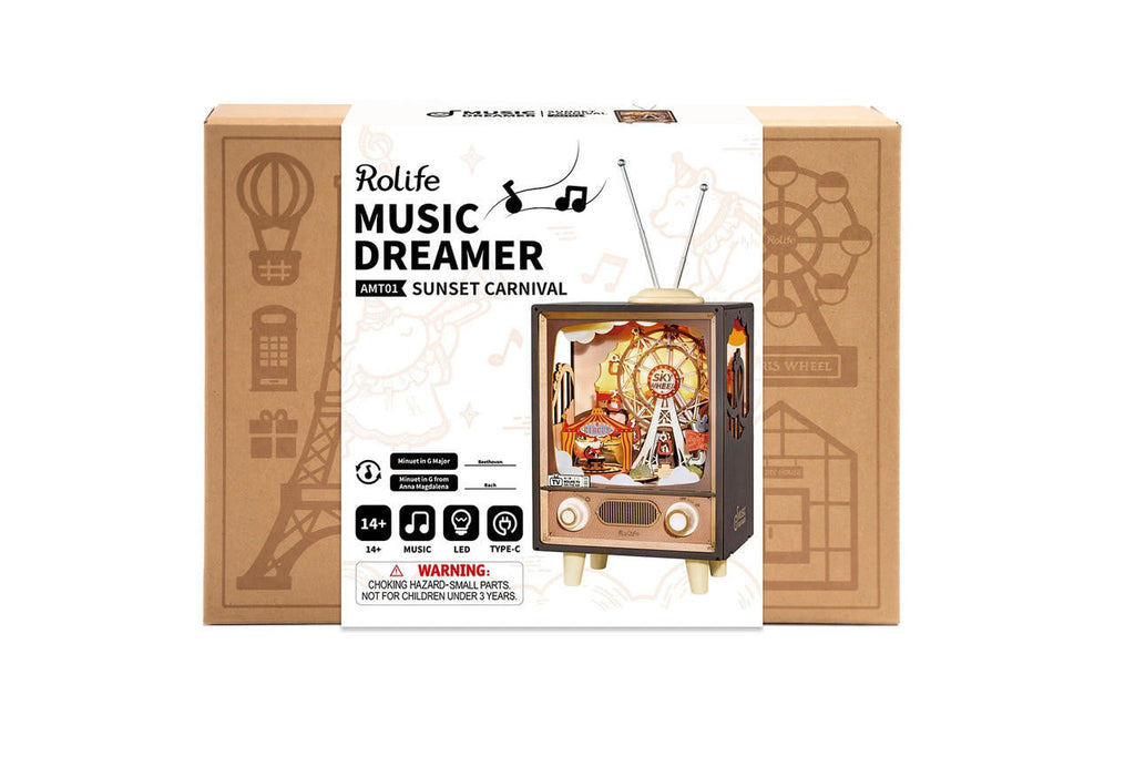 Hands Craft DIY Mechanical Music Box: Sunset Carnival 