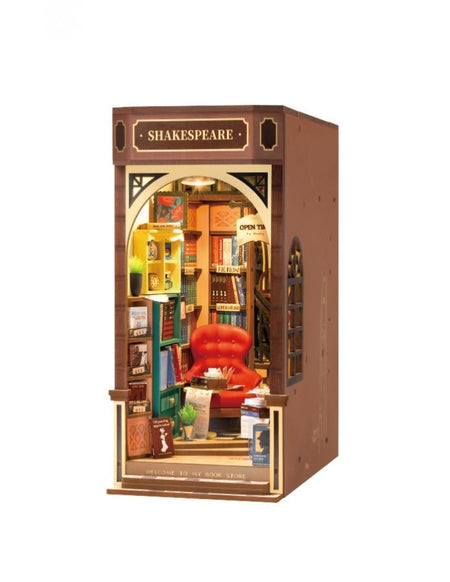 Hands Craft Diy Miniature House Book Nook Kit: Bookstore 