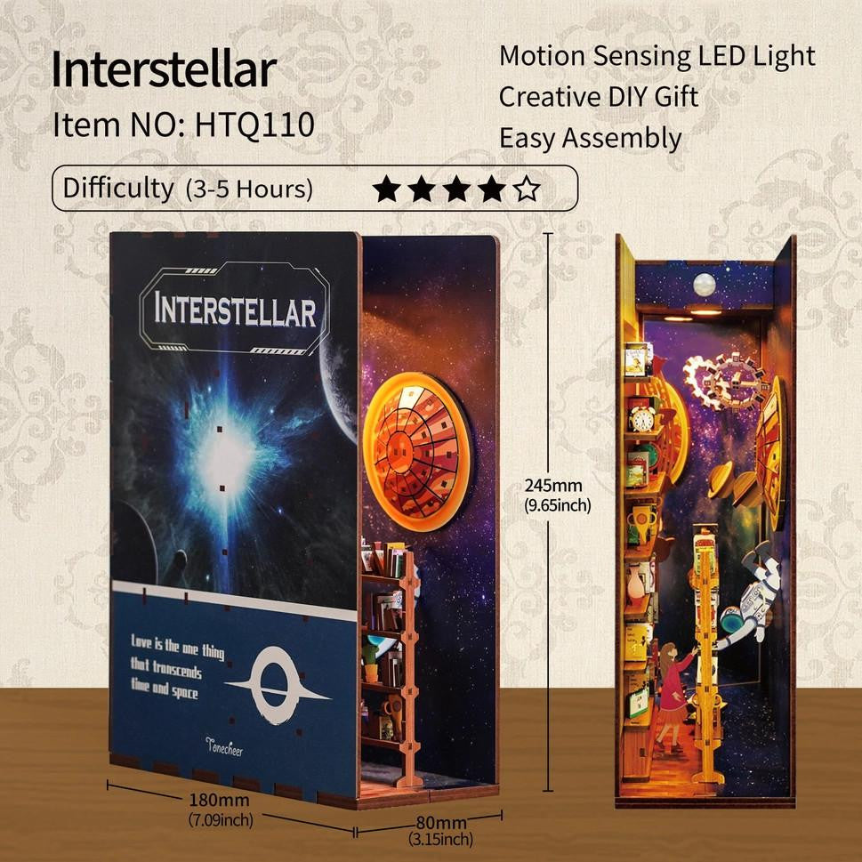 Hands Craft Diy Miniature House Book Nook Kit: Interstellar - HTQ110 