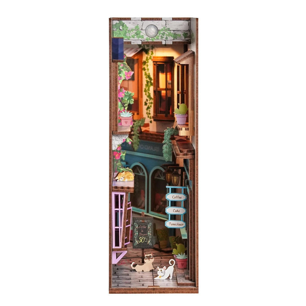 Hands Craft DIY Miniature House Book Nook Kit: Island of Love 
