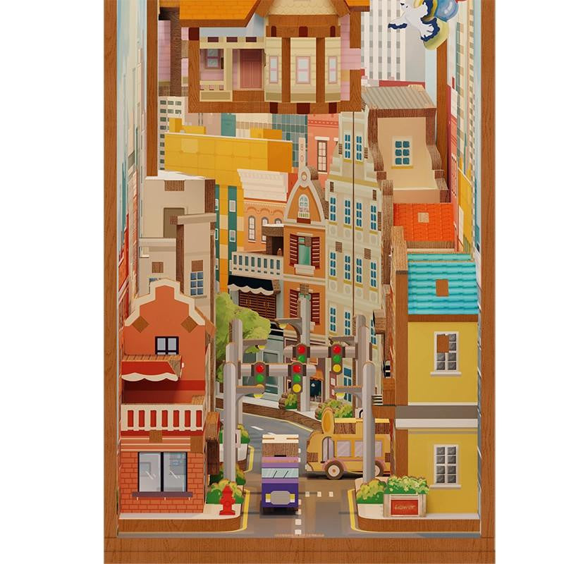 Hands Craft Diy Miniature House Book Nook Kit: Travel with the Wind - HTQ126 