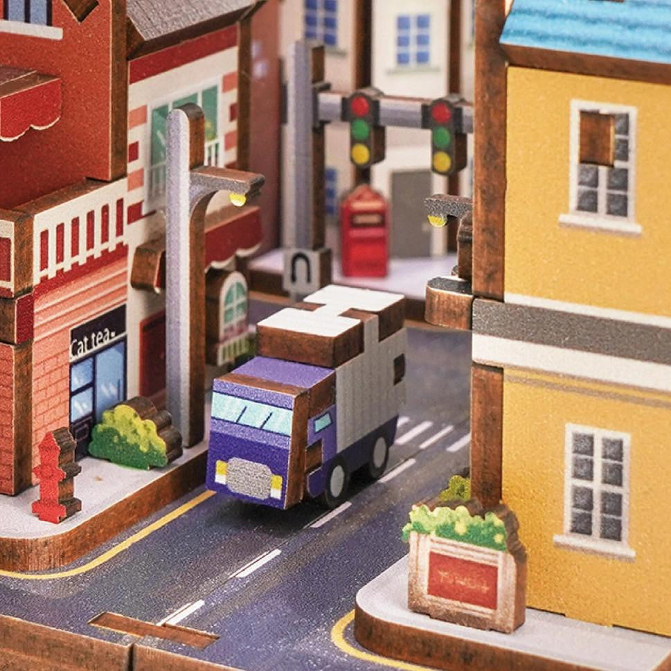 Hands Craft Diy Miniature House Book Nook Kit: Travel with the Wind - HTQ126 