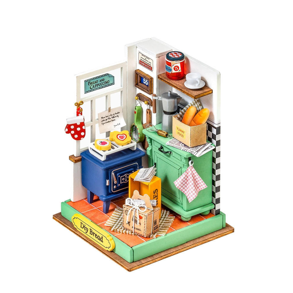 Hands Craft DIY Miniature House Kit: Afternoon Baking Time 