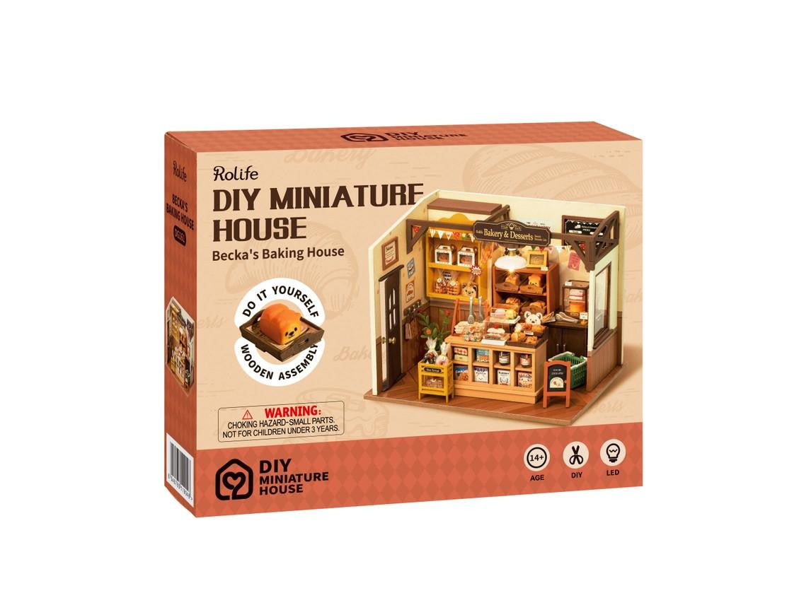 Hands Craft DIY Miniature House Kit: Becka's Baking House 
