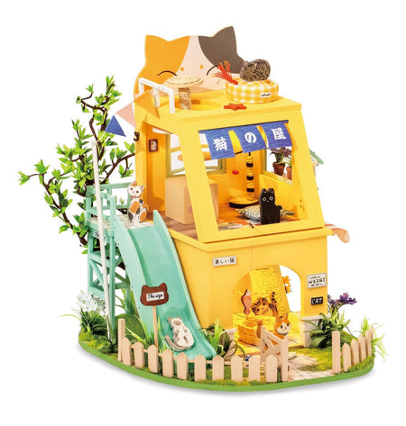Hands Craft DIY Miniature House Kit: Cat House 