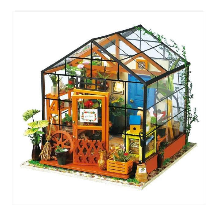 Hands Craft DIY Miniature House Kit: Cathy's Flower House 