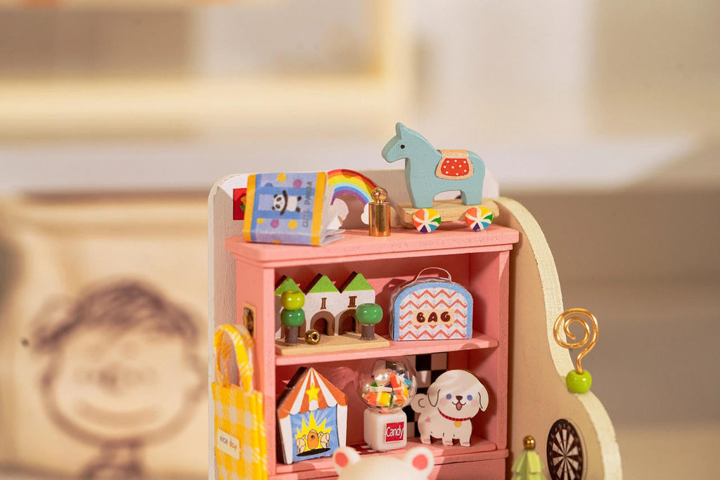 Hands Craft DIY Miniature House Kit: Childhood Toy House 