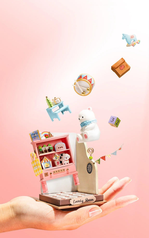 Hands Craft DIY Miniature House Kit: Childhood Toy House 