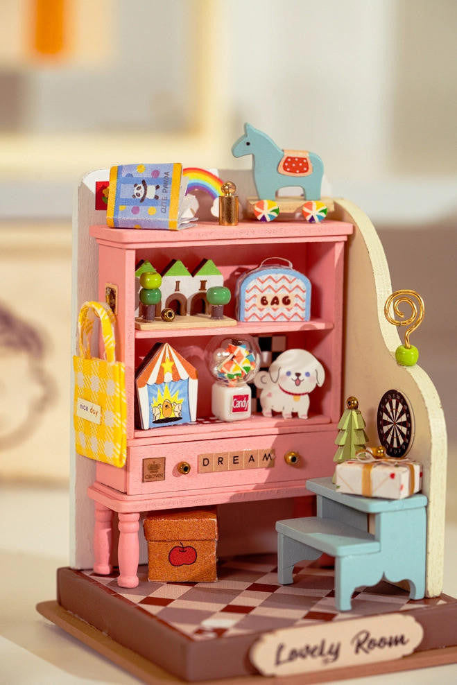 Hands Craft DIY Miniature House Kit: Childhood Toy House 