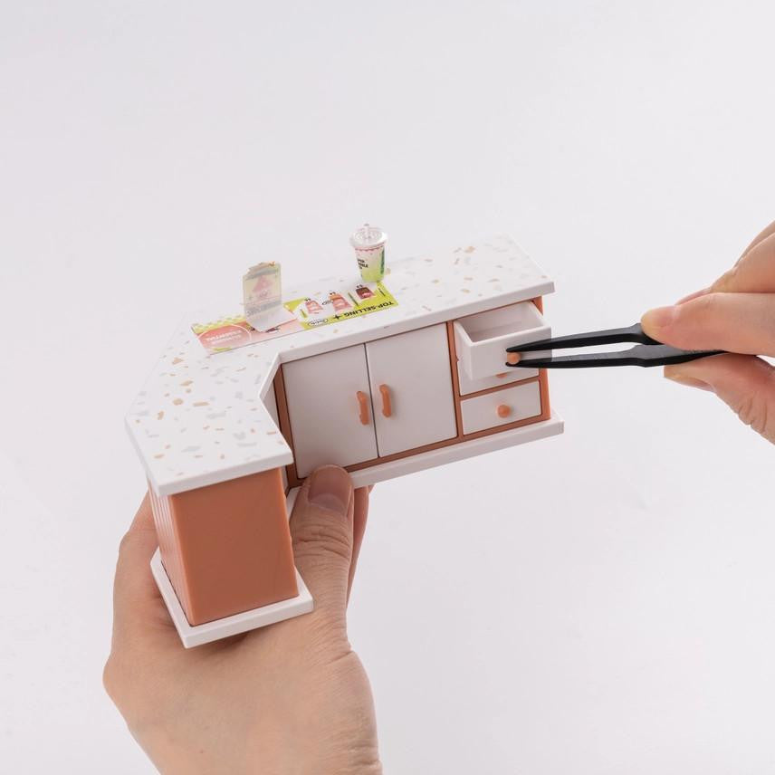 Hands Craft DIY Miniature House Kit: Double Joy Bubble Tea 