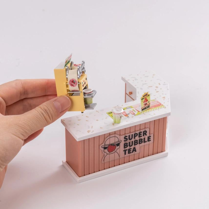 Hands Craft DIY Miniature House Kit: Double Joy Bubble Tea 