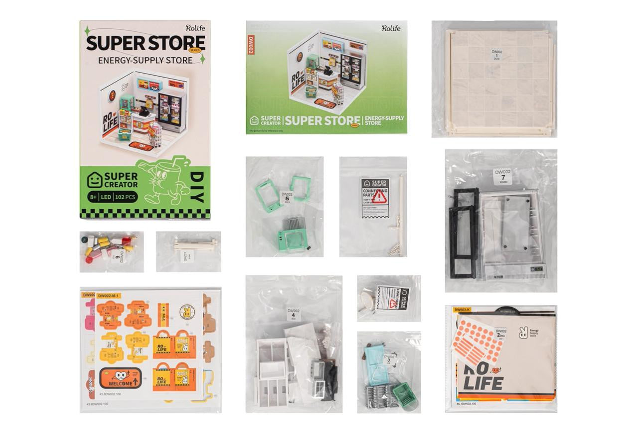 Hands Craft DIY Miniature House Kit: Energy Supply Store 