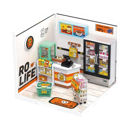 Hands Craft DIY Miniature House Kit: Energy Supply Store 