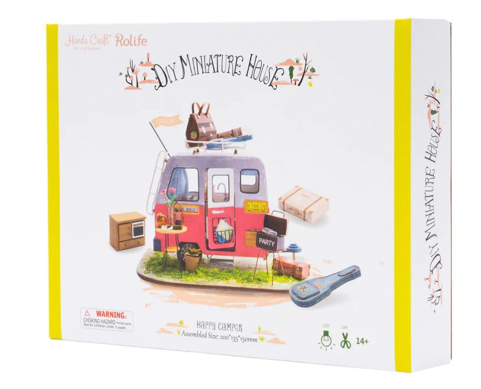 Hands Craft DIY Miniature House Kit: Happy Camper 