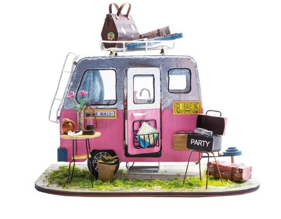 Hands Craft DIY Miniature House Kit: Happy Camper 
