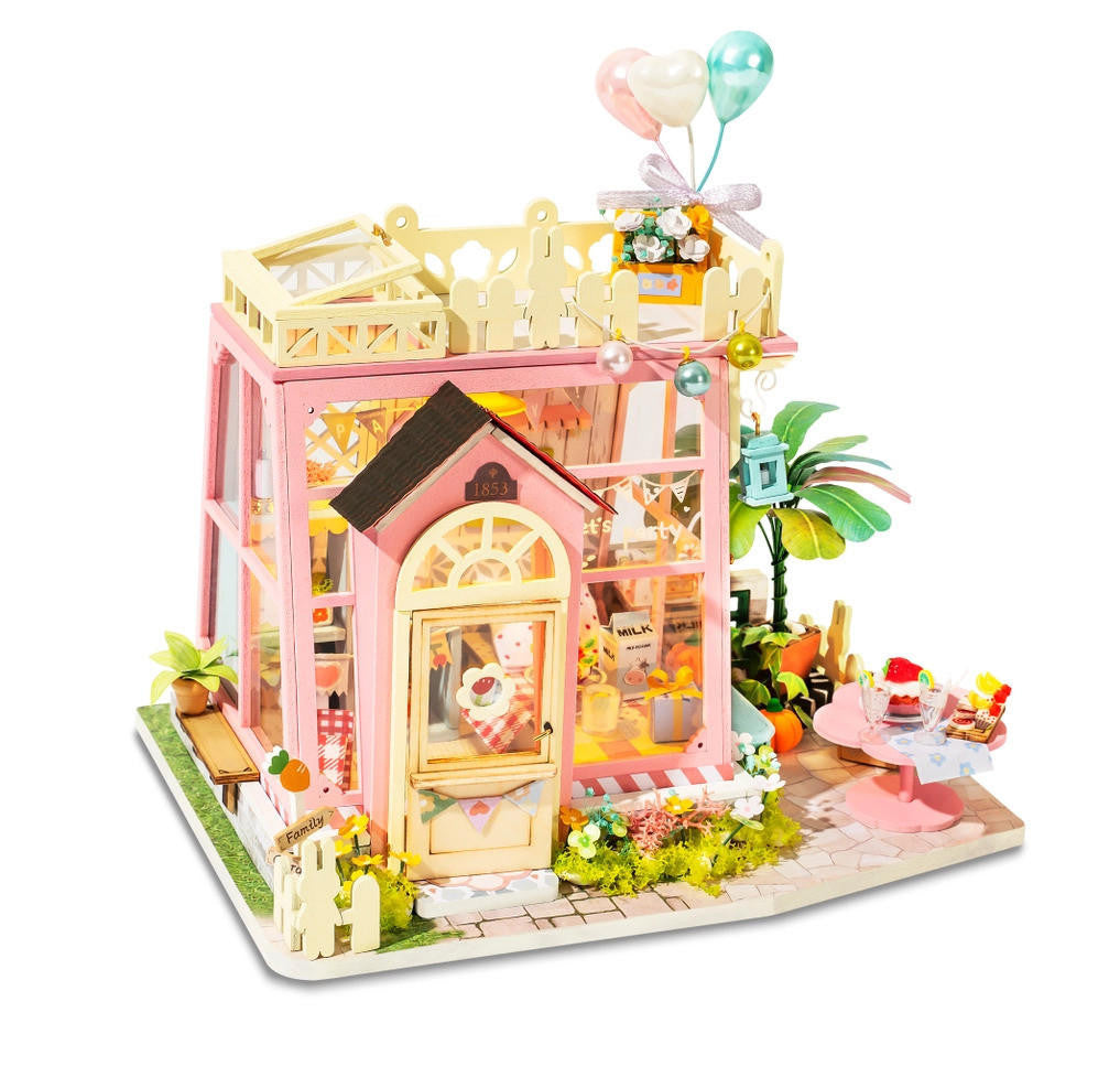 Hands Craft DIY Miniature House Kit: Holiday Party Time 