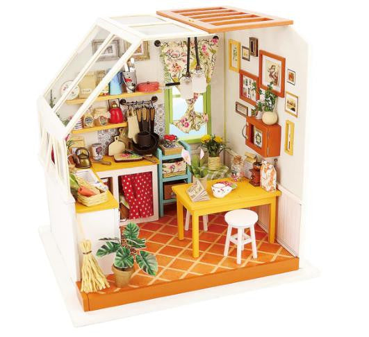Hands Craft DIY Miniature House Kit: Jason's Kitchen 
