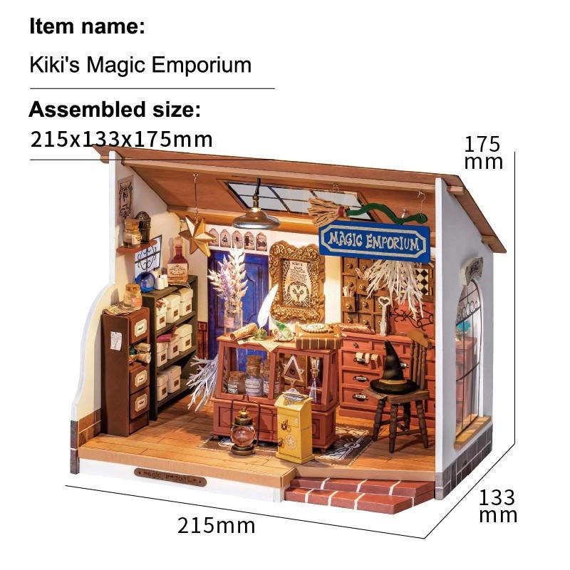 Hands Craft DIY Miniature House Kit: Kiki's Magic Emporium 