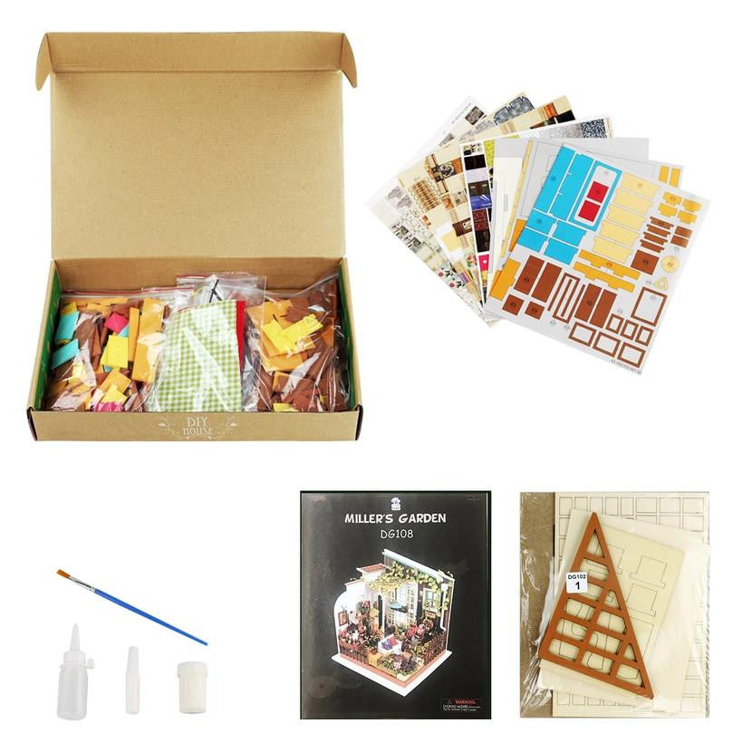 Hands Craft DIY Miniature House Kit: Miller's Garden 