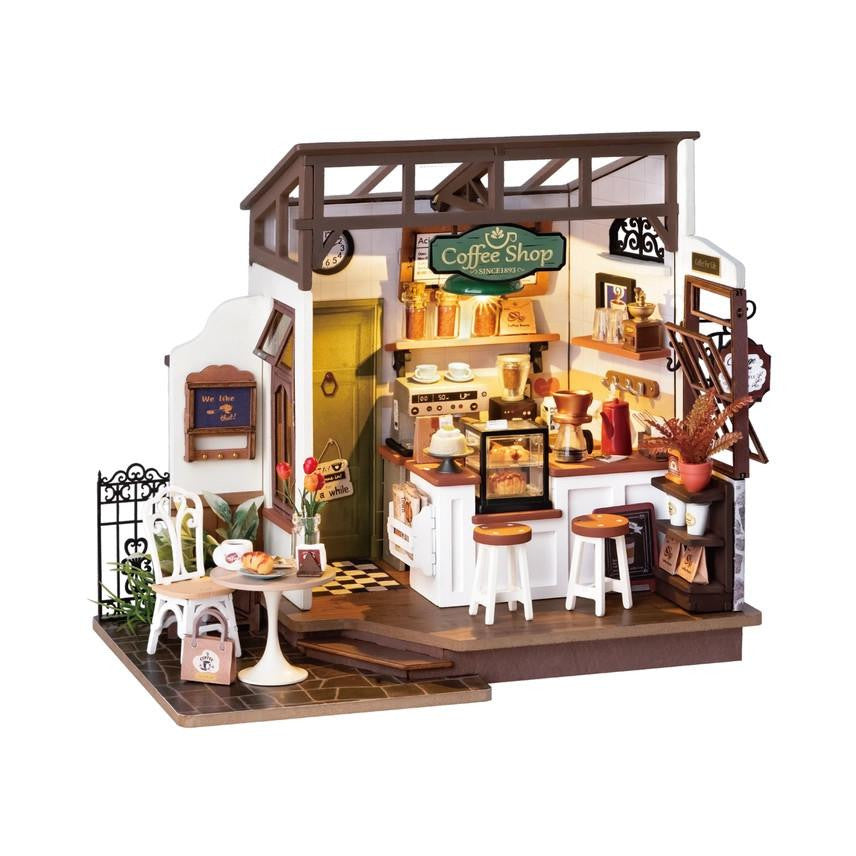 Hands Craft DIY Miniature House Kit: No. 17 Café 