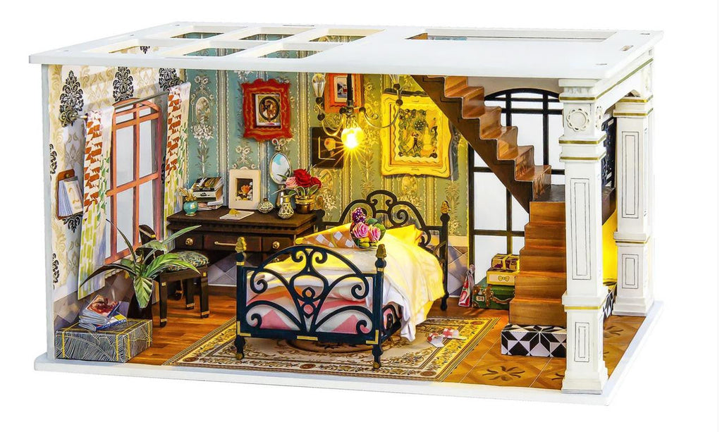 Hands Craft DIY Miniature House Kit: Paris Midnight 