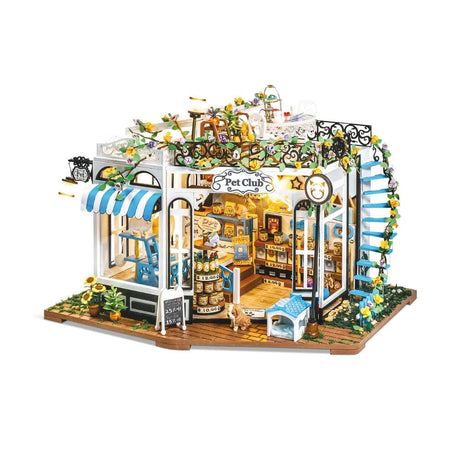 Hands Craft DIY Miniature House Kit: Pet Club 
