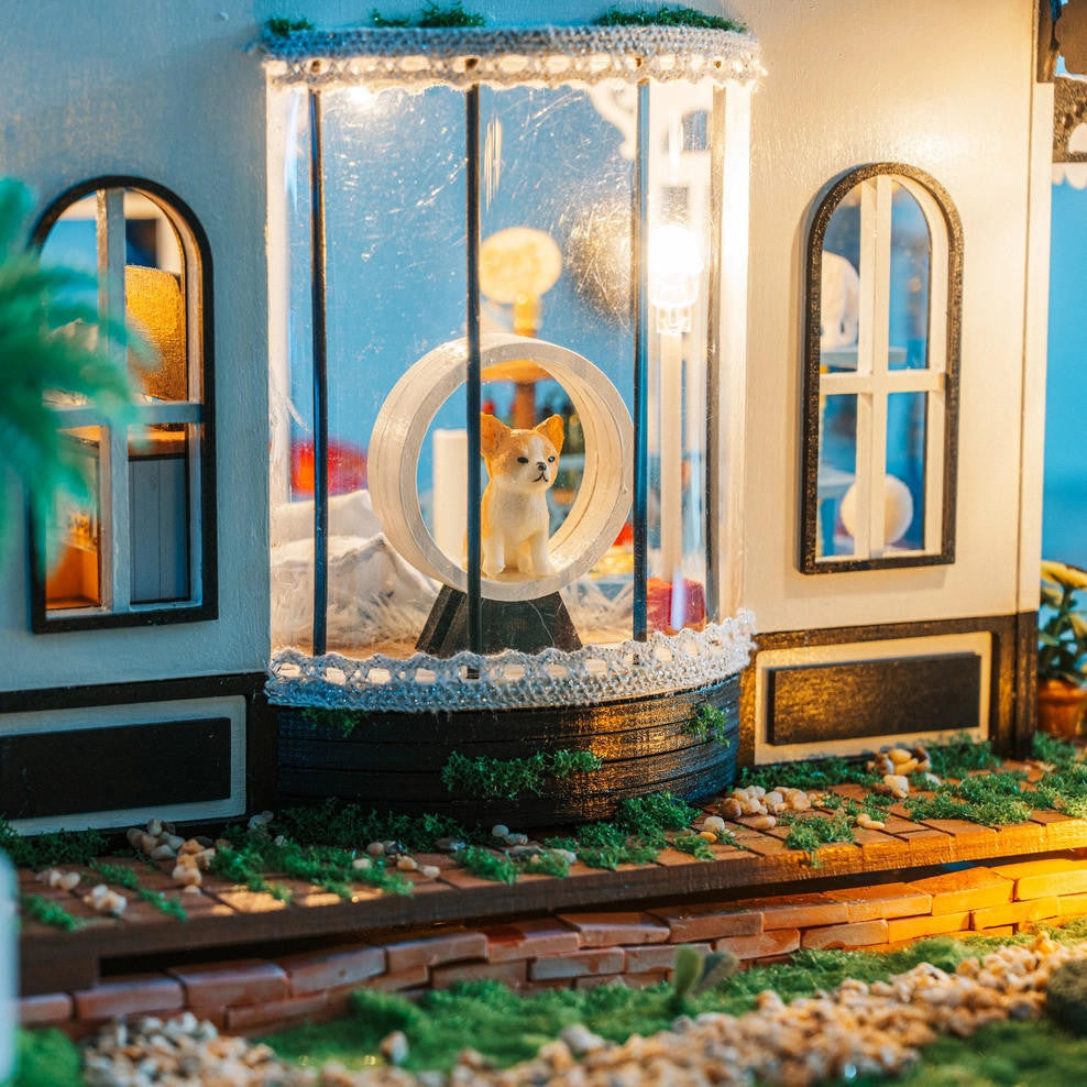 Hands Craft DIY Miniature House Kit: Pet Club 