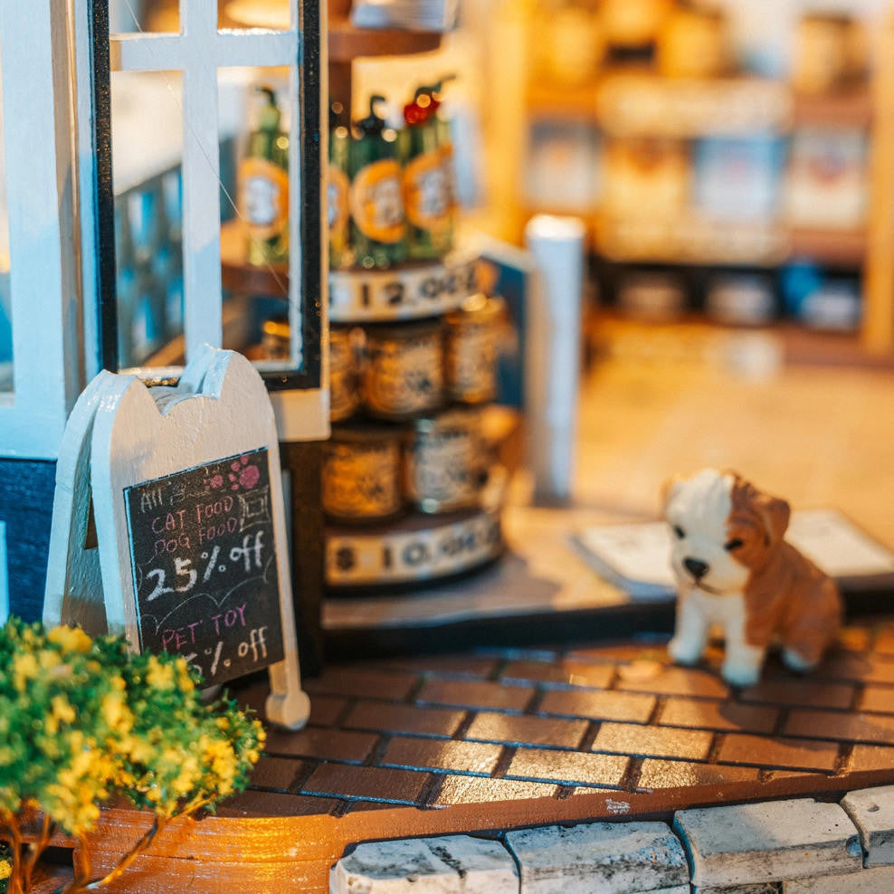 Hands Craft DIY Miniature House Kit: Pet Club 
