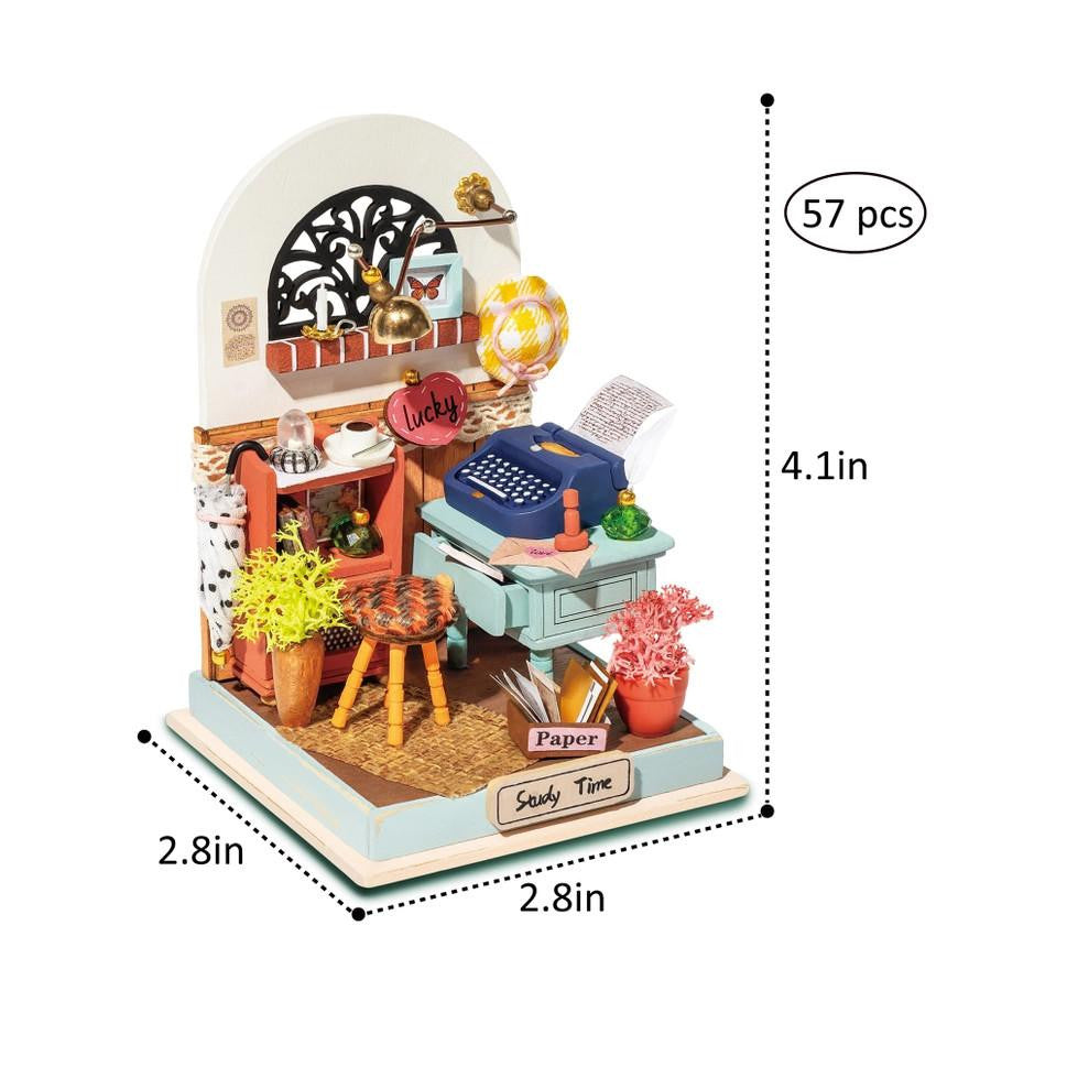 Hands Craft Diy Miniature House Kit: Record Mood (Study) - DS017 