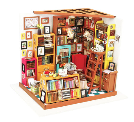 Hands Craft DIY Miniature House Kit: Sam's Study 