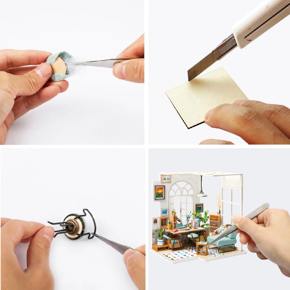 Hands Craft DIY Miniature House Kit: Soho Time 