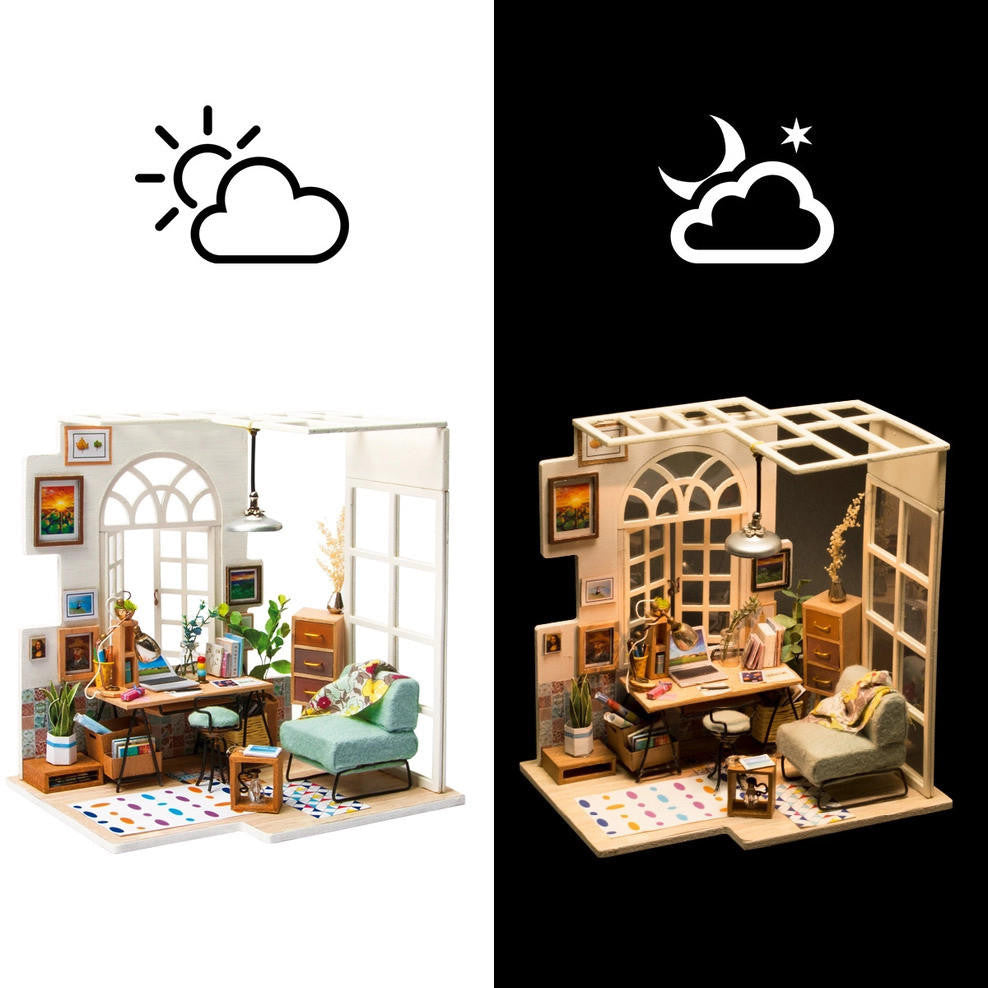 Hands Craft DIY Miniature House Kit: Soho Time 
