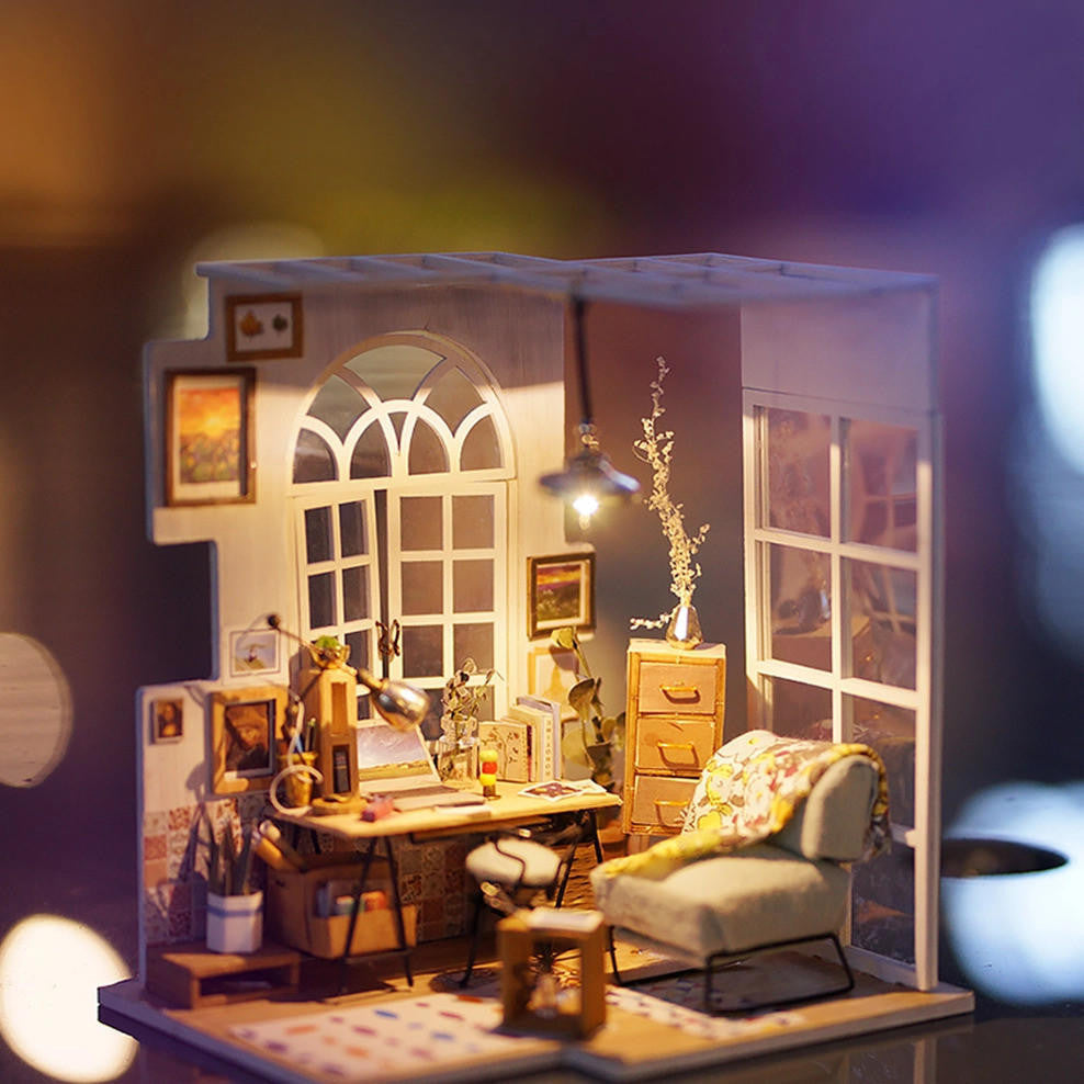 Hands Craft DIY Miniature House Kit: Soho Time 