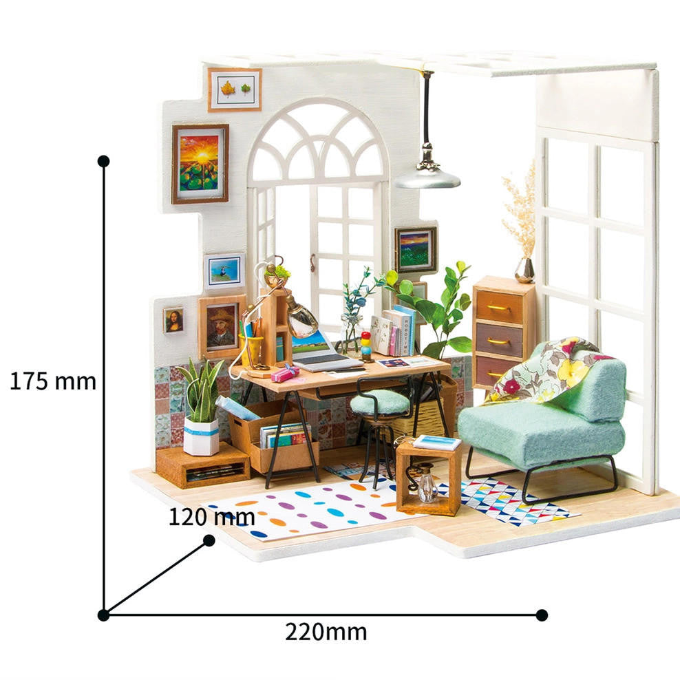 Hands Craft DIY Miniature House Kit: Soho Time 