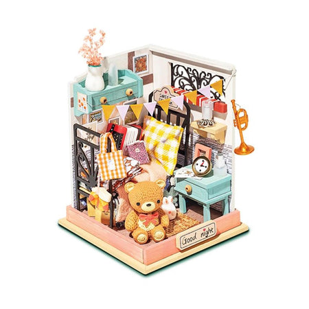 Hands Craft DIY Miniature House Kit: Sweet Dream (Bedroom) 