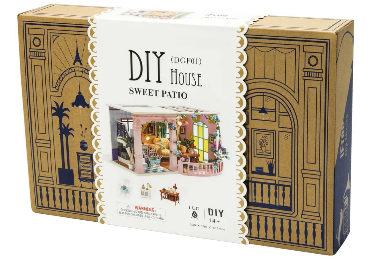 Hands Craft DIY Miniature House Kit: Sweet Patio 