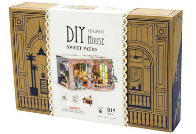 DIY Miniature House Kit: Sweet Patio