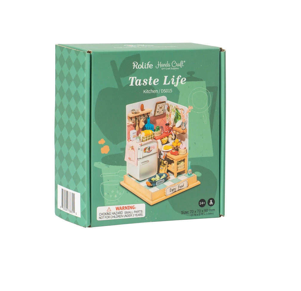 Hands Craft DIY Miniature House Kit: Taste Life (Kitchen) 